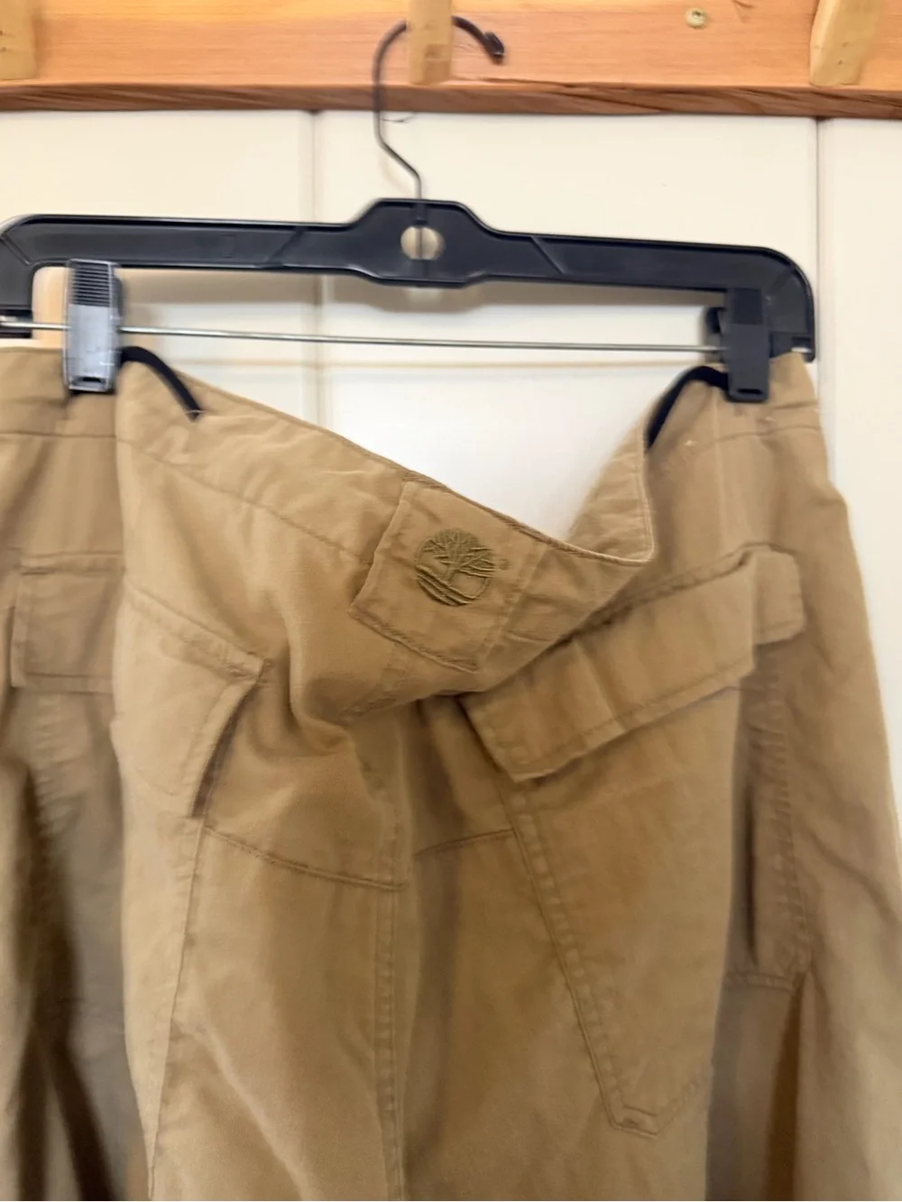 Vintage 2000 Timberland Size 38 Khaki Cargo Pants Y2K Utility